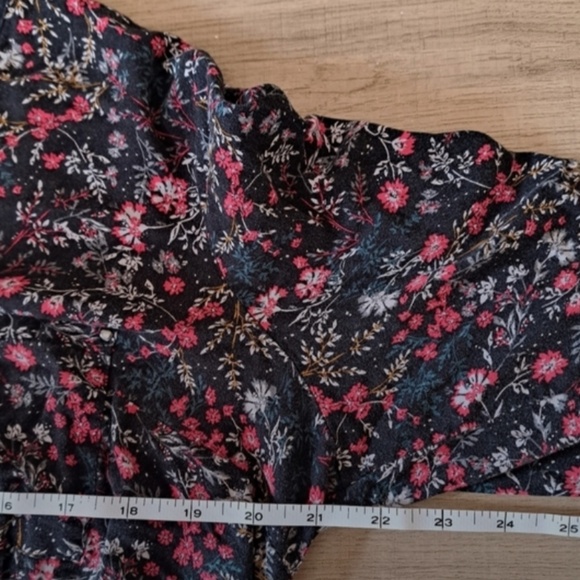 Torrid Babydoll Stretch Challis Zip-Front Tunic Top 1X - Picture 5 of 6